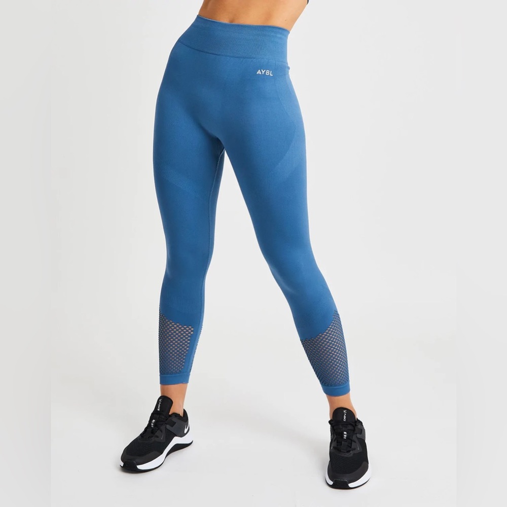AYBL Reform Seamless Leggings - Petrol Blue